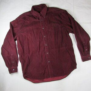 Men's Medium Eddie Bauer Long Sleeve Button Down Shirt